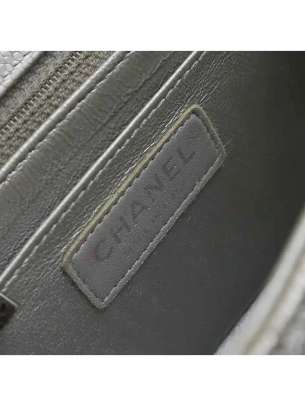Chanel Shoulder Bag Gray